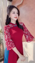 Áo Dài Honey Nút Bọc AD1675 (áo lẻ)