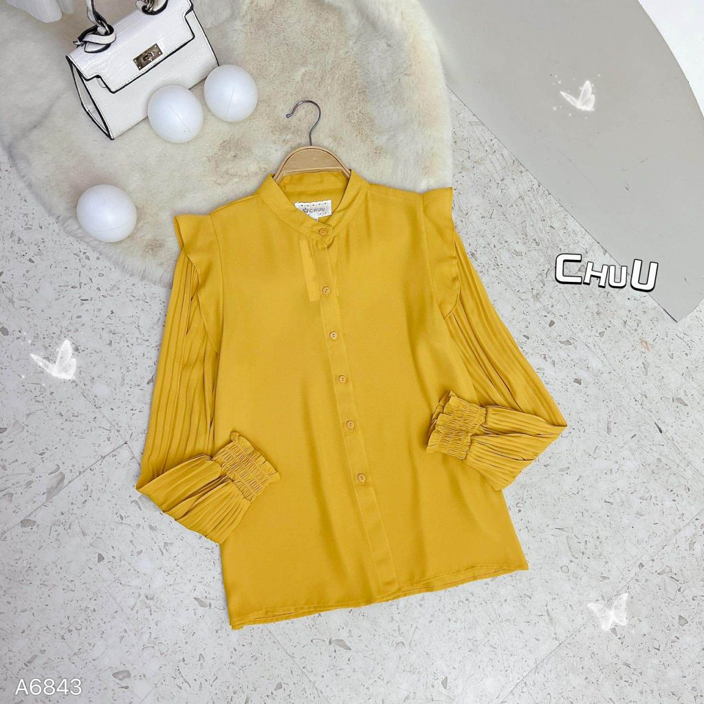 Áo Sơ Mi Tay Li Đều A6843