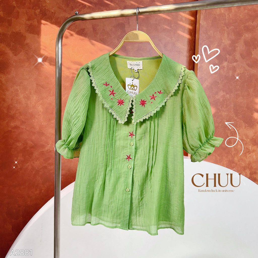 Áo Sao Biển Cổ Sam A2881