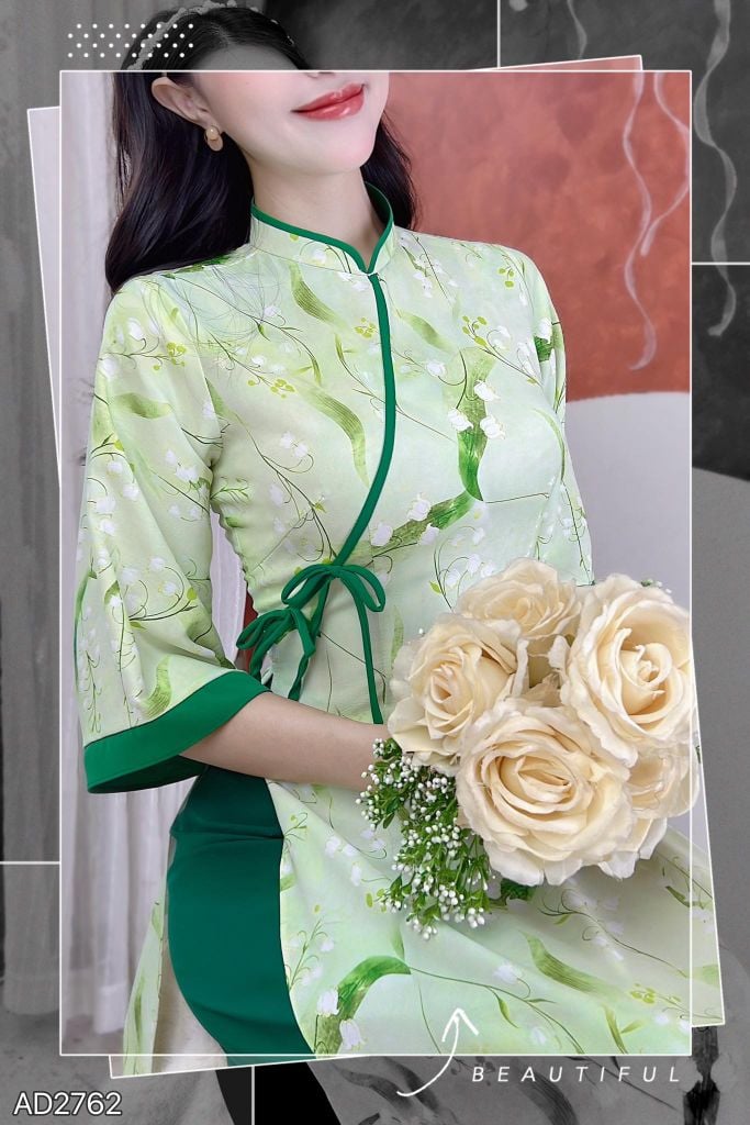 Áo Dài Thanh Nhã AD2762 (áo lẻ)