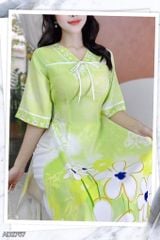 Áo Dài Thỏ Dưa Gang (PK) AD9002.2767 (áo lẻ)