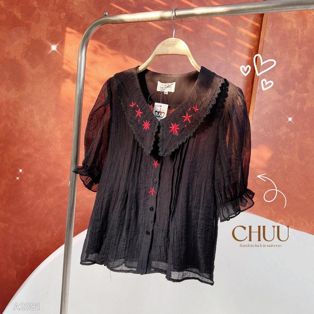 Áo Sao Biển Cổ Sam A2881