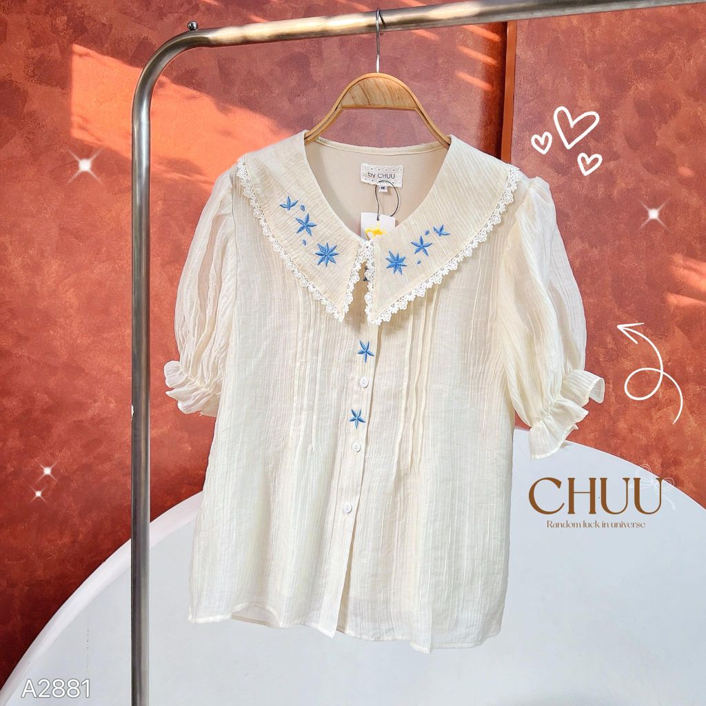 Áo Sao Biển Cổ Sam A2881