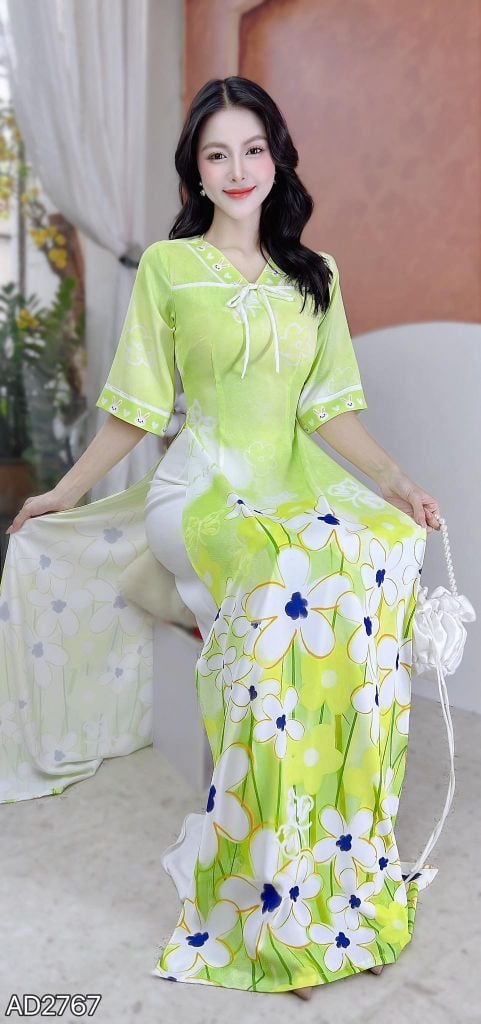 Áo Dài Thỏ Dưa Gang (PK) AD9002.2767 (áo lẻ)