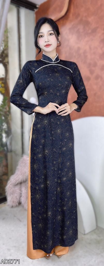 Áo Dài Ngọc Khiết AD2771 (áo lẻ)