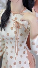 Áo Dài Cổ Tít Bòn Bon AD2776 (áo lẻ)