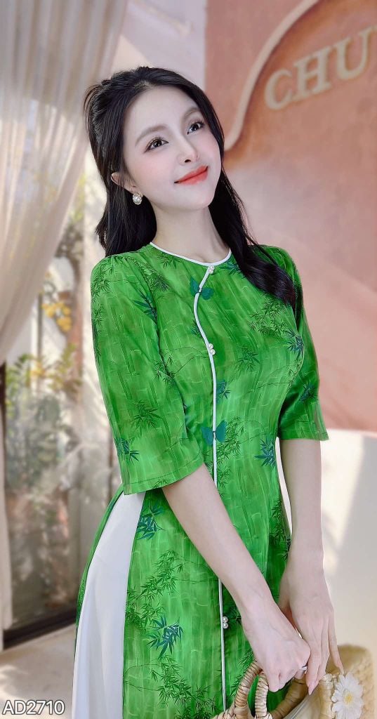 Áo Dài Sương Núi Rừng AD2710 (áo lẻ)
