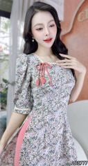 Áo Dài Nơ Nụ Búp+PK AD2777 (áo lẻ)