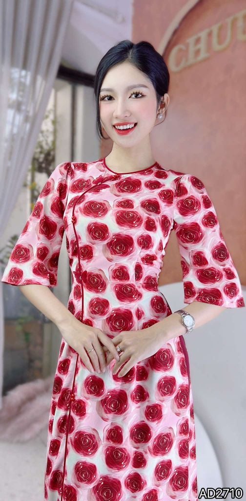 Áo Dài Sương Núi Rừng AD2710 (áo lẻ)