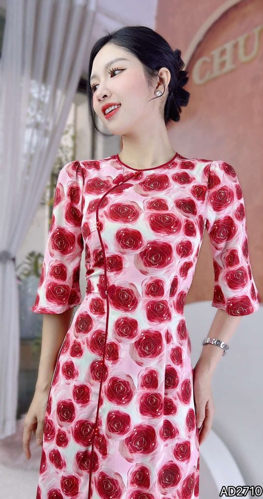 Áo Dài Sương Núi Rừng AD2710 (áo lẻ)