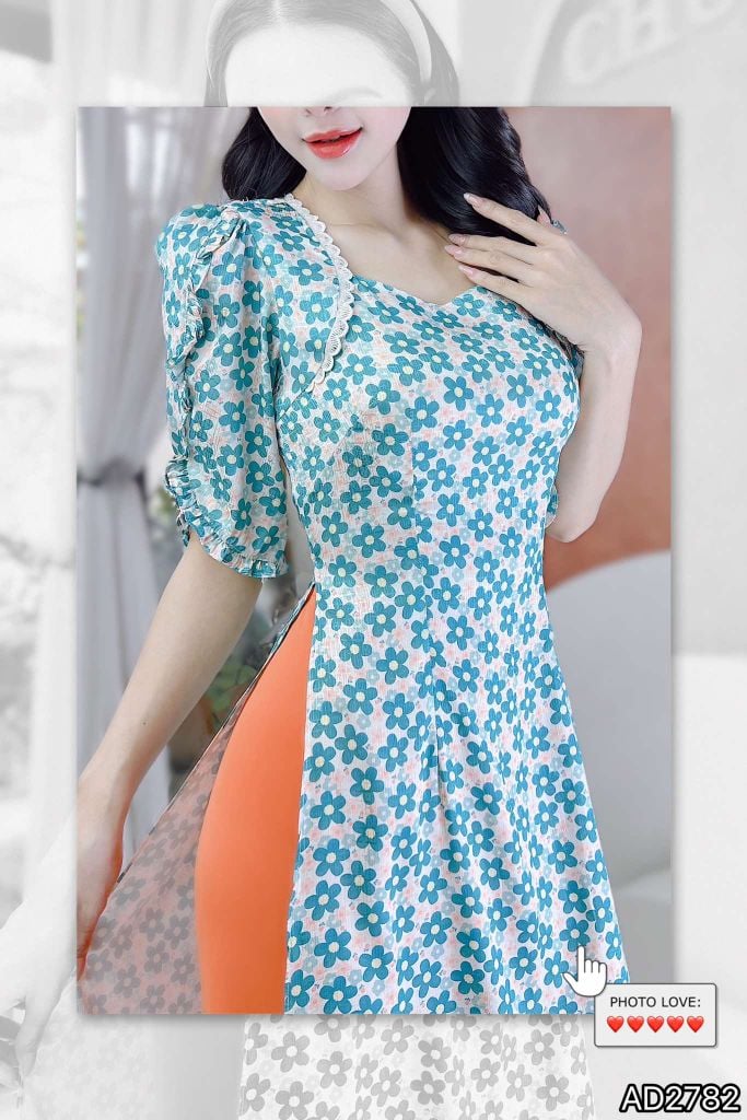 Áo Dài Bebe Tí Hon AD2782 (áo lẻ)