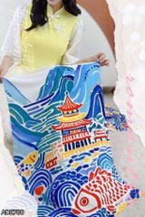 Áo Dài Cá Chép AD9002.2780 (áo lẻ)