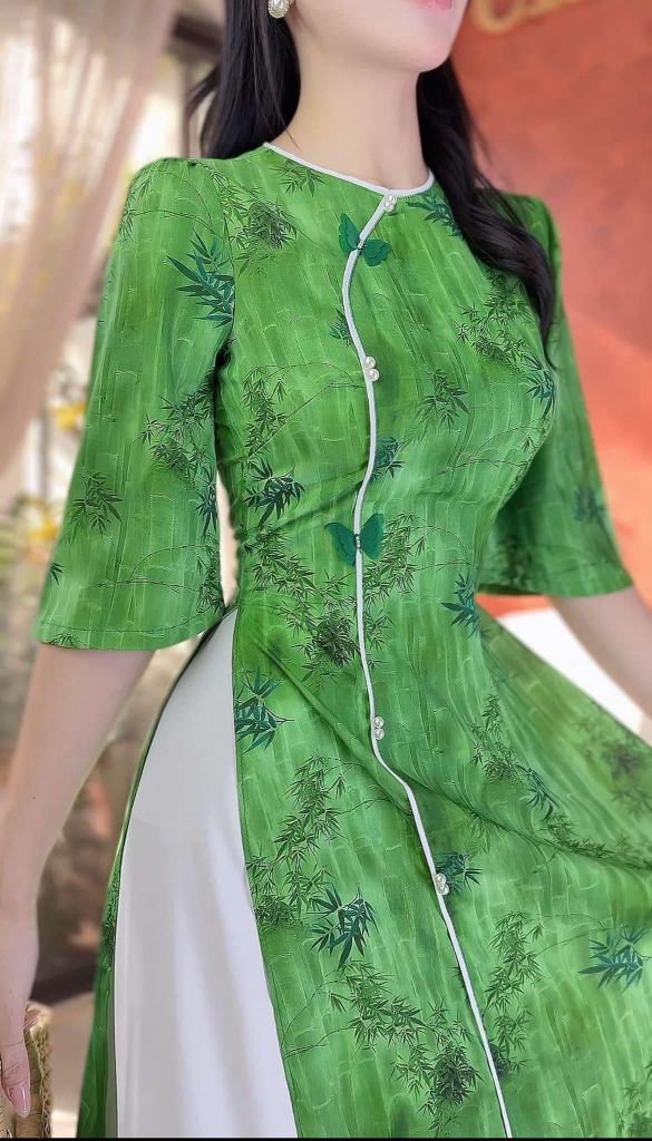 Áo Dài Sương Núi Rừng AD2710 (áo lẻ)