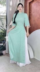 Áo Dài Mango Vân Vảy Sò AD1482 (áo lẻ)