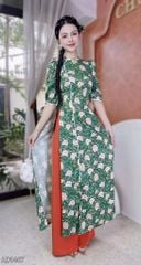 Áo Dài Tiểu Nhi Cổ Li AD1407 (áo lẻ)