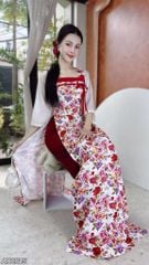 Áo Dài Tiểu Hoa Đán AD2815 (áo lẻ)