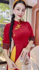 Áo Dài Rong Biển AD2807 (áo lẻ)