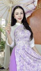 Áo Dài Trăng Trên Mây AD9002.2828 (áo lẻ)