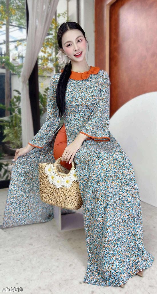 Áo Dài Bánh Nậm AD2819 (áo lẻ)