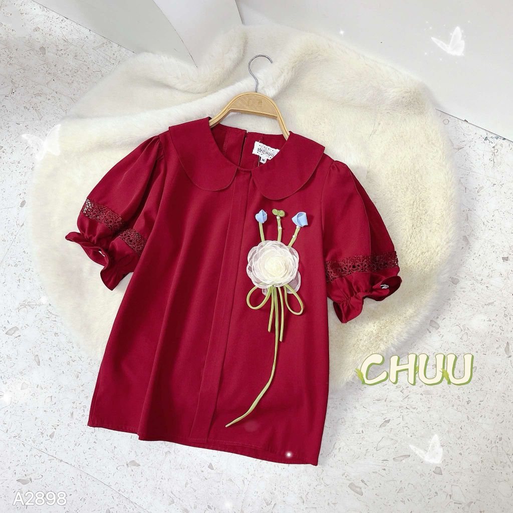 Áo Hoa Hồng Tâm A2898