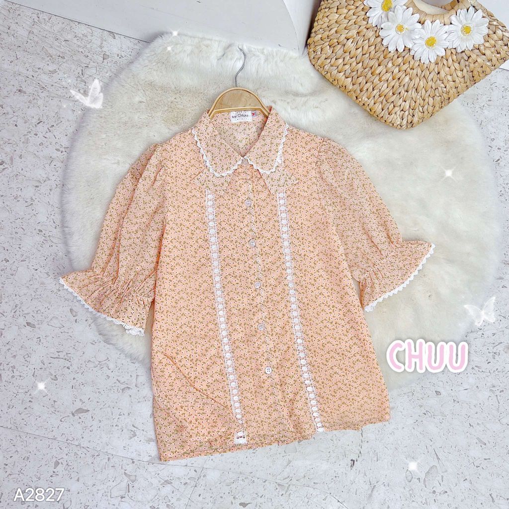 Áo Ren Đôi Cổ Tie A2827