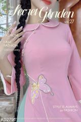 Áo Dài Eo Bướm Vũ AD9001.2791 (áo lẻ)