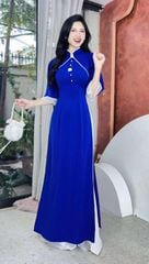 Áo Dài Hoa Giọt Sương AD9001.2822 (áo lẻ)