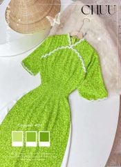 Áo Dài Ren Hoa Mai Nở AD1668 (áo lẻ)