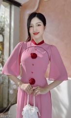 Áo Dài 4 Tà Hoa Cát To AD2740 (Áo lẻ)