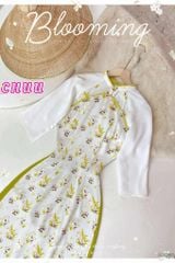 Áo Dài Bướm Vân Đá AD2796 (áo lẻ)