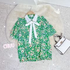 Áo Sơ Mi Cổ Màu Cột Nơ TN (PK) A2865