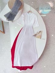 Áo Dài Tằm Gãy Nút Bọc Đôi AD1519 (áo lẻ)