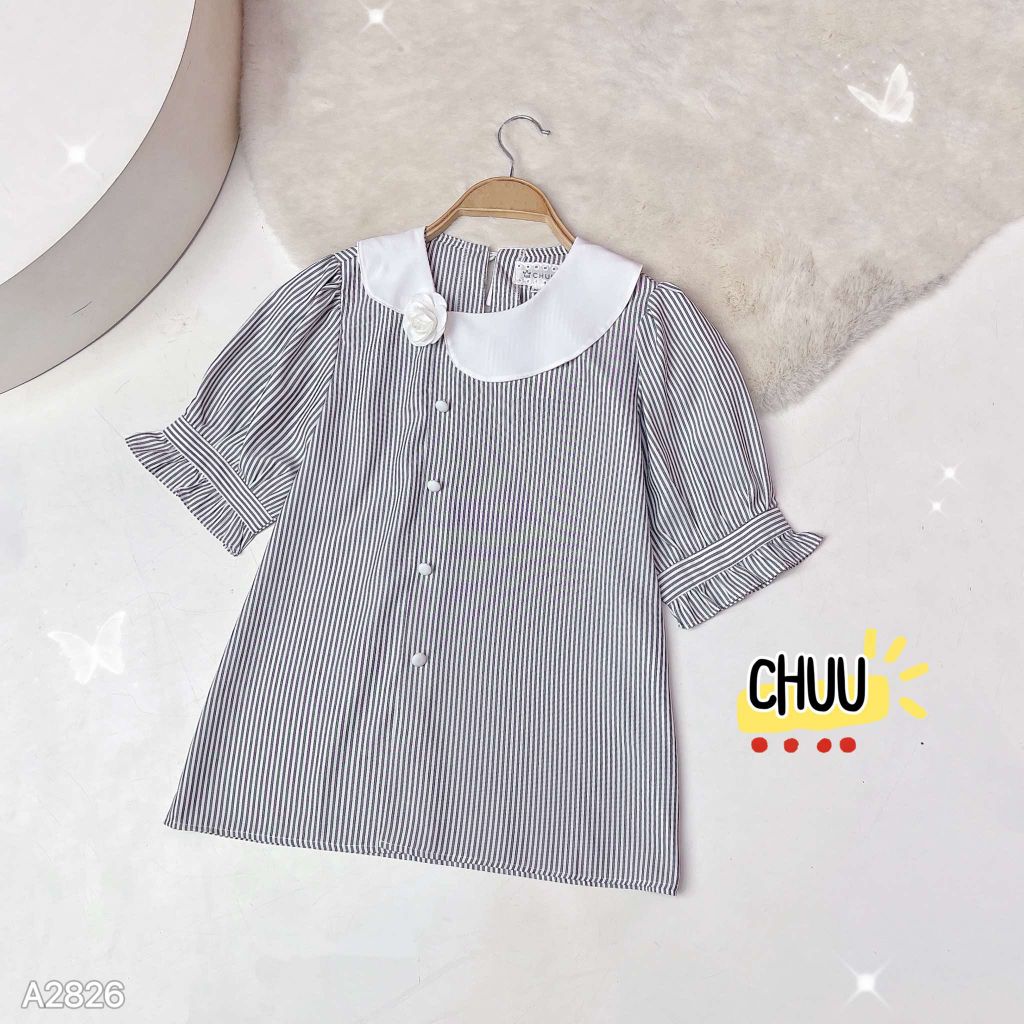 Áo Sọc Tăm Lệch TN A2826