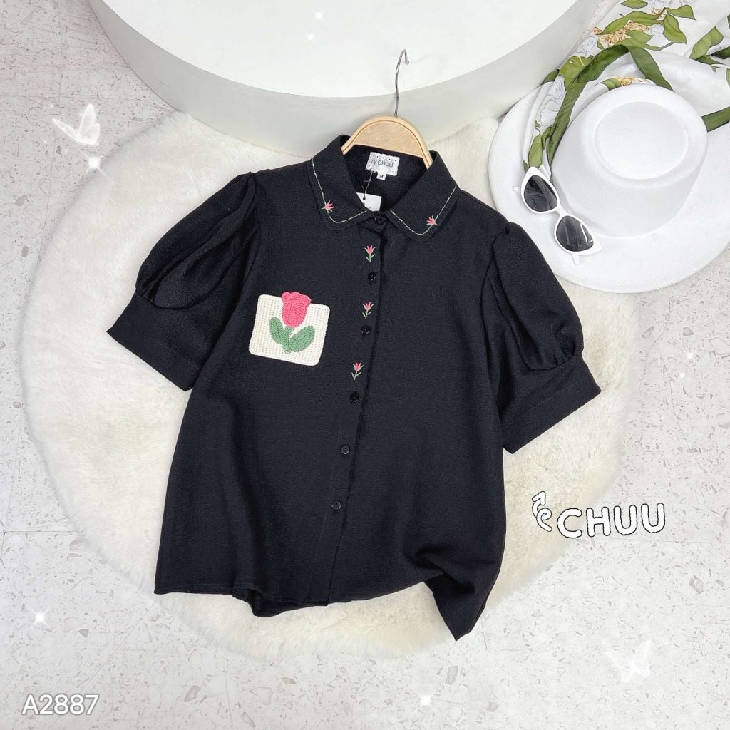 Áo Sơ Mi Túi Len Tulip A2887