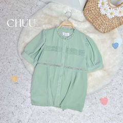 Áo Sơ Mi Ren Eo Ngang AT9002.2860