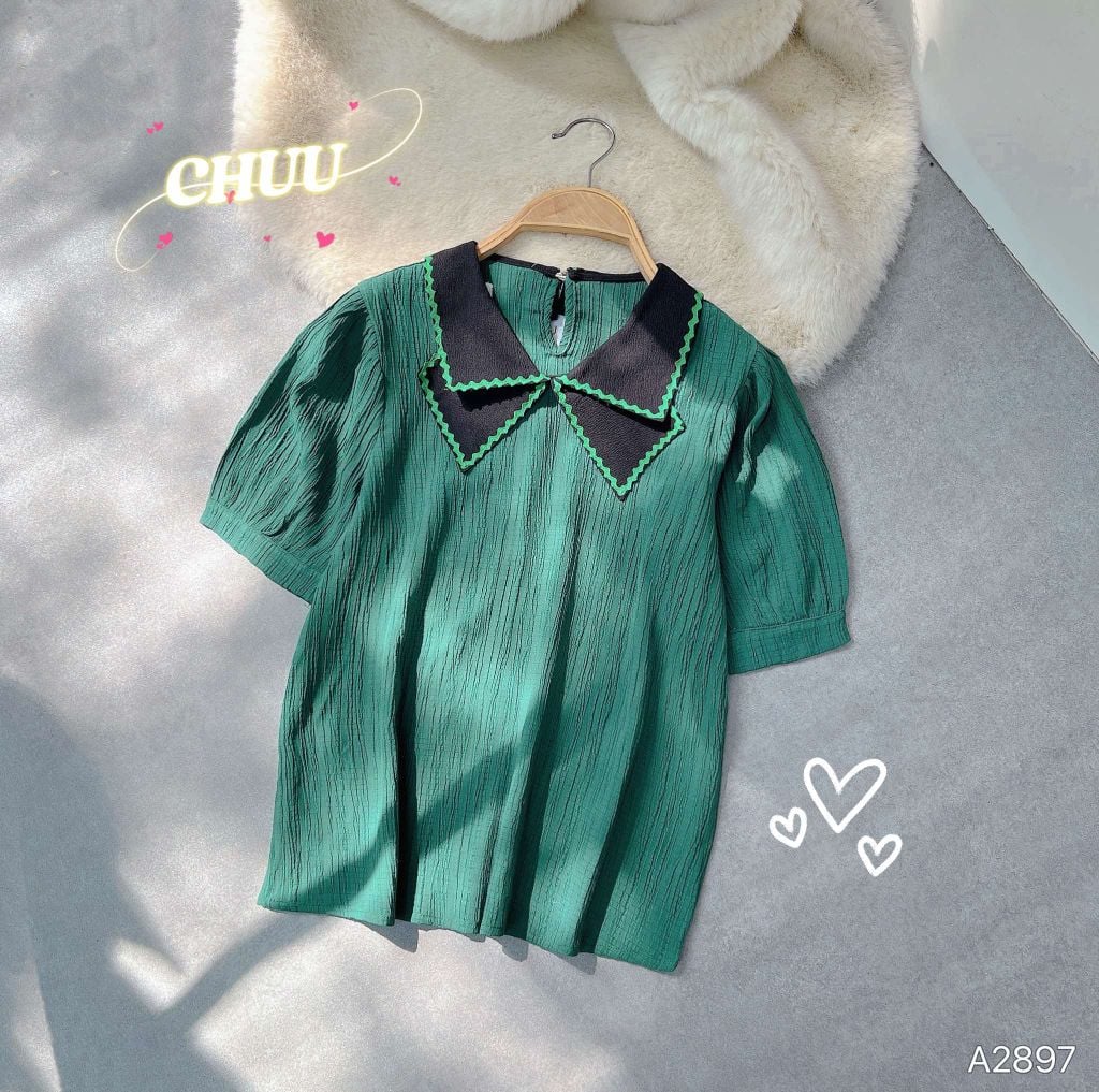 Áo Sơ Mi Gân Rong Biển A2897