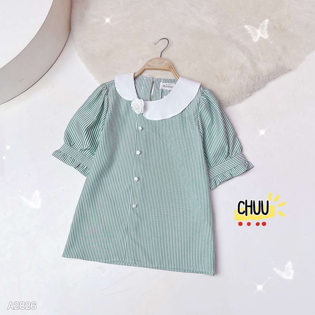 Áo Sọc Tăm Lệch TN A2826