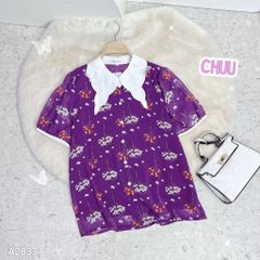 Áo Sơ Mi Cổ Cánh Điệp A2833