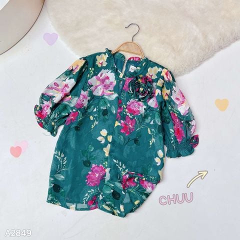 Áo Hoa Giấy Mặt Trăng A2849