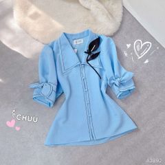 Áo Sơ Mi Tulip Đen A2892