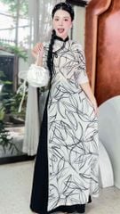 Áo Dài 4T Hải Hà AD2816 (áo lẻ)