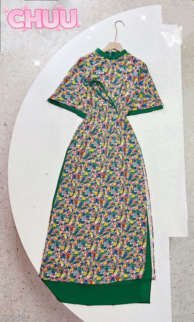 Áo Dài 4T Kiều Nguyệt Nga AD1474 (áo lẻ)