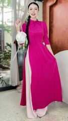 Áo Dài Tằm Gãy Moon+PK AD9001.1682 (áo lẻ)