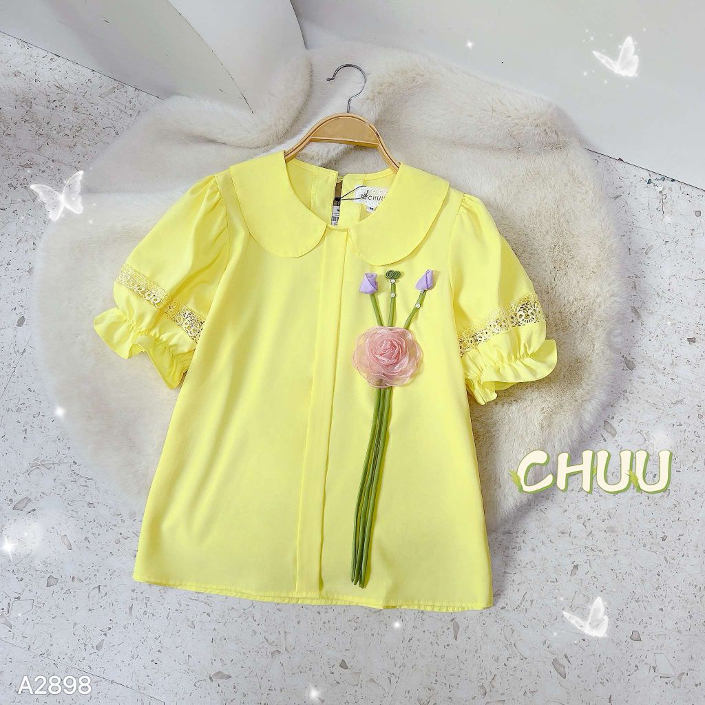 Áo Hoa Hồng Tâm A2898