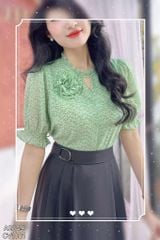 Áo Hoa Giấy Mặt Trăng AT9002.2849