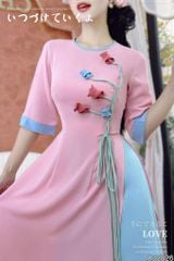 Áo Dài Hoa Snake AD2826 (áo lẻ)