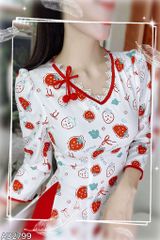 Áo Dài Bòn Bon 2 Quả+PK AD9002.2799 (áo lẻ)