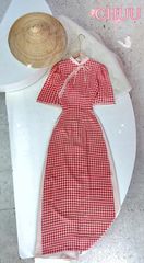 Áo Dài Cha Cha Cha+PK AD9002.2817 (áo lẻ)