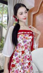 Áo Dài Tiểu Hoa Đán AD2815 (áo lẻ)