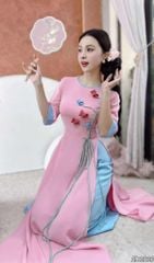 Áo Dài Hoa Snake AD2826 (áo lẻ)